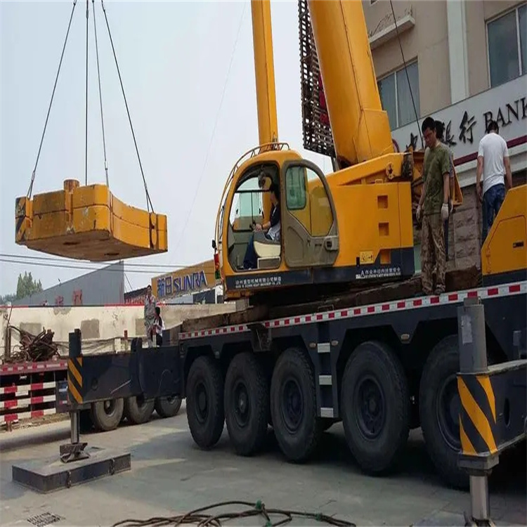 冷水滩当地吊车出租|机器吊装|75吨|工厂搬迁服务